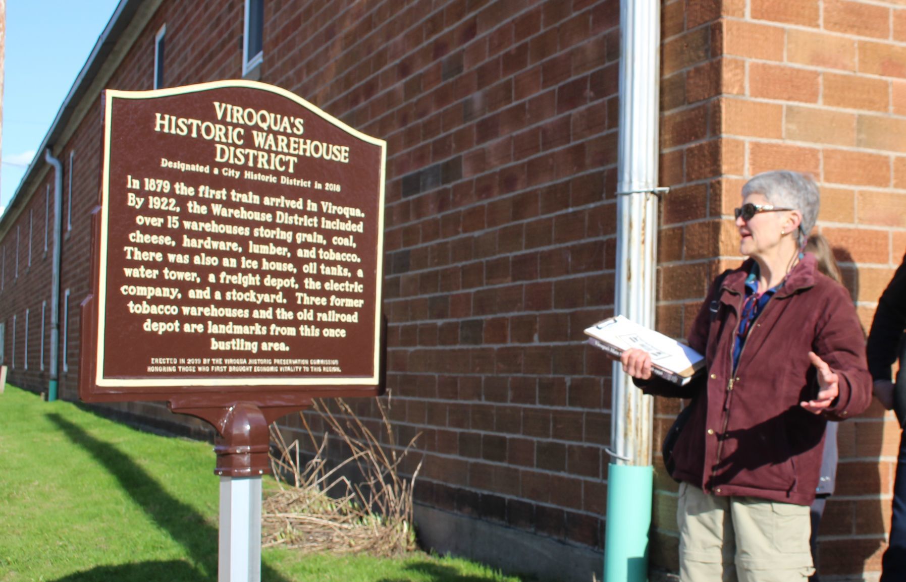 Viroqua Historic Warehouse District sign